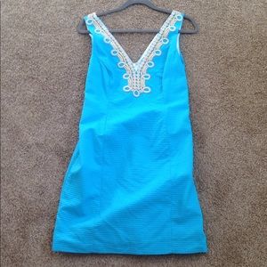Beautiful sea blue Lilly shift. PRICE FIRM.